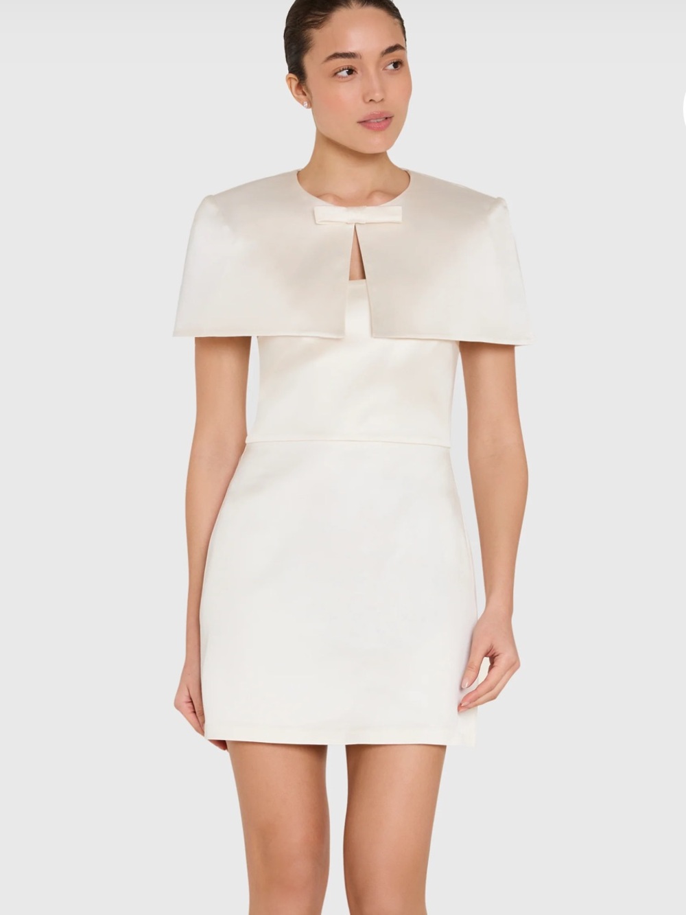 Amanda Uprichard Elyna Capelet Dress - White